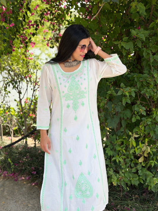 Shahida Cotton Silk Kurta