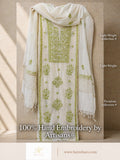 Chikankari Unstitched 2 pc set