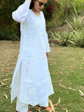 Noor-e-Zariah Chikankari suit set