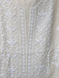 Chikankari Unstitched 3 pc set