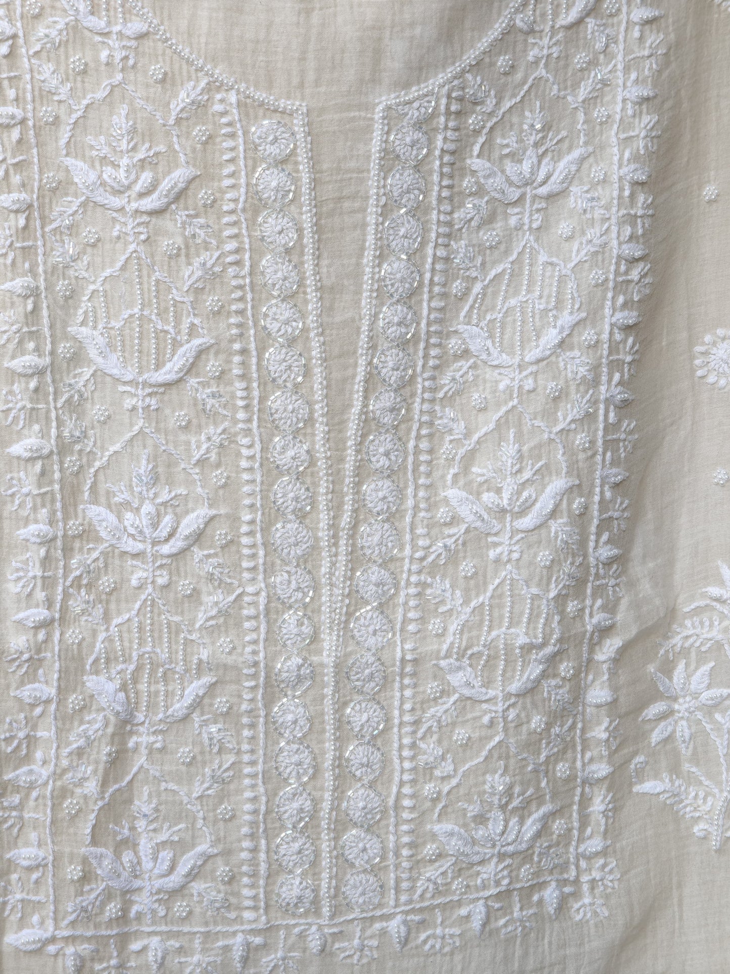 Chikankari Unstitched 3 pc set
