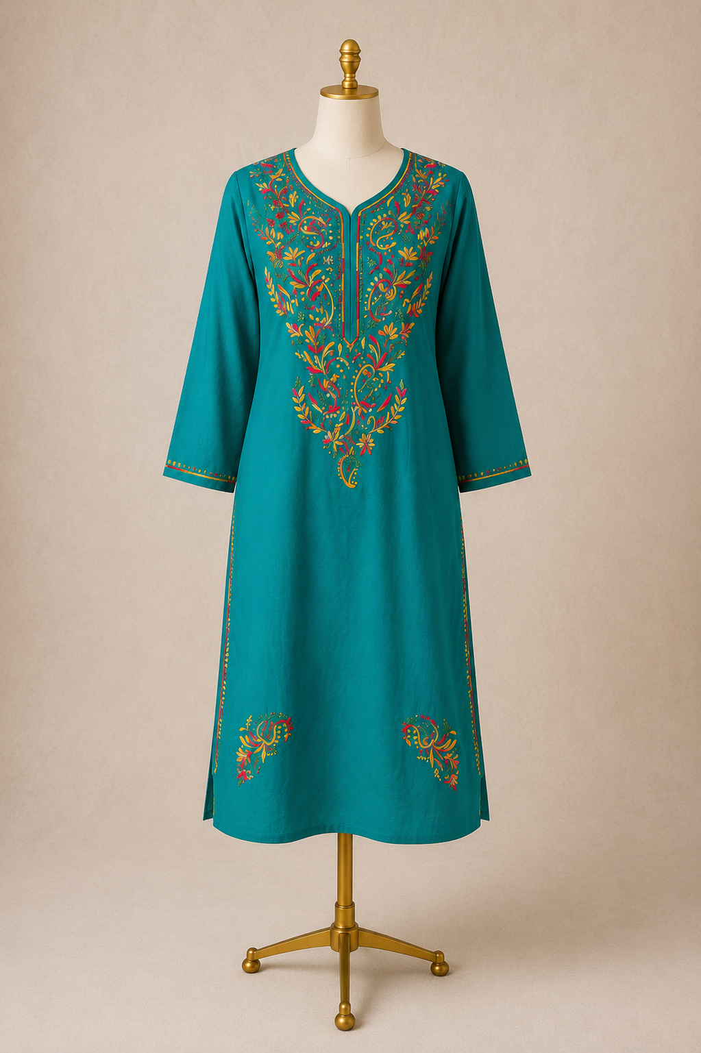 Chikankari Kurta on 100% Pure Cotton