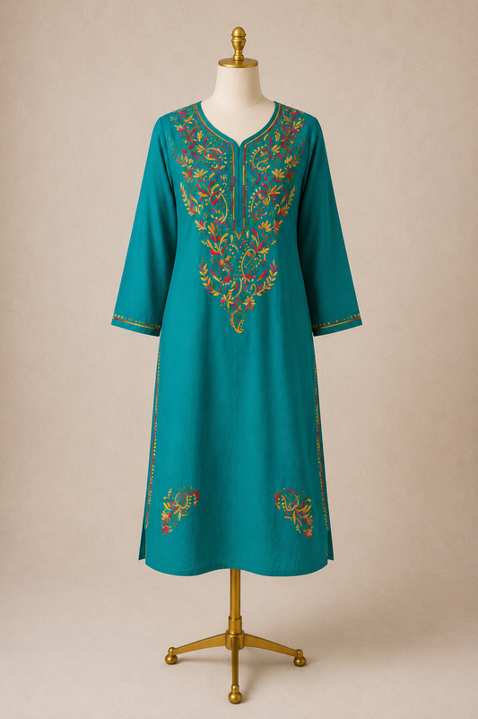 Chikankari Kurta on 100% Pure Cotton